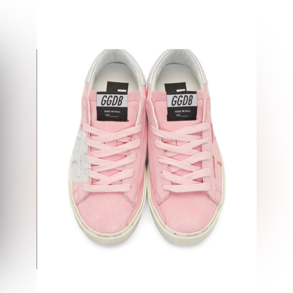 Pink Golden Goose Sneaker Hi Star Platform